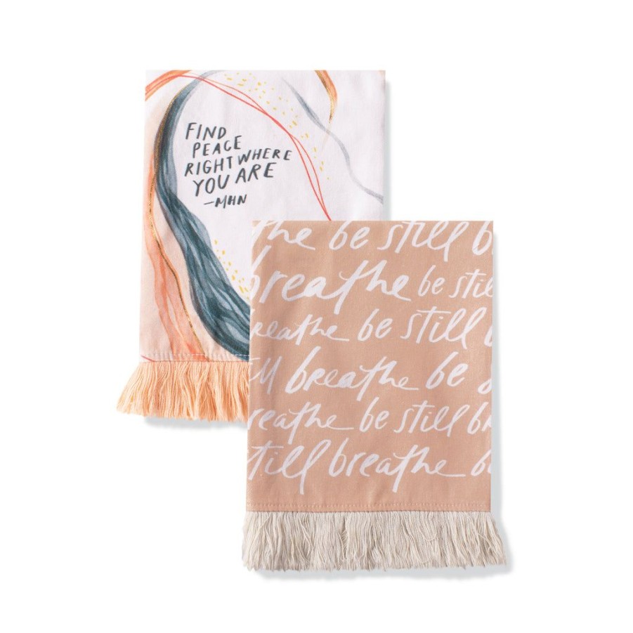 Products Fringe Studio | Mhn Find Peace Tea Towel Set