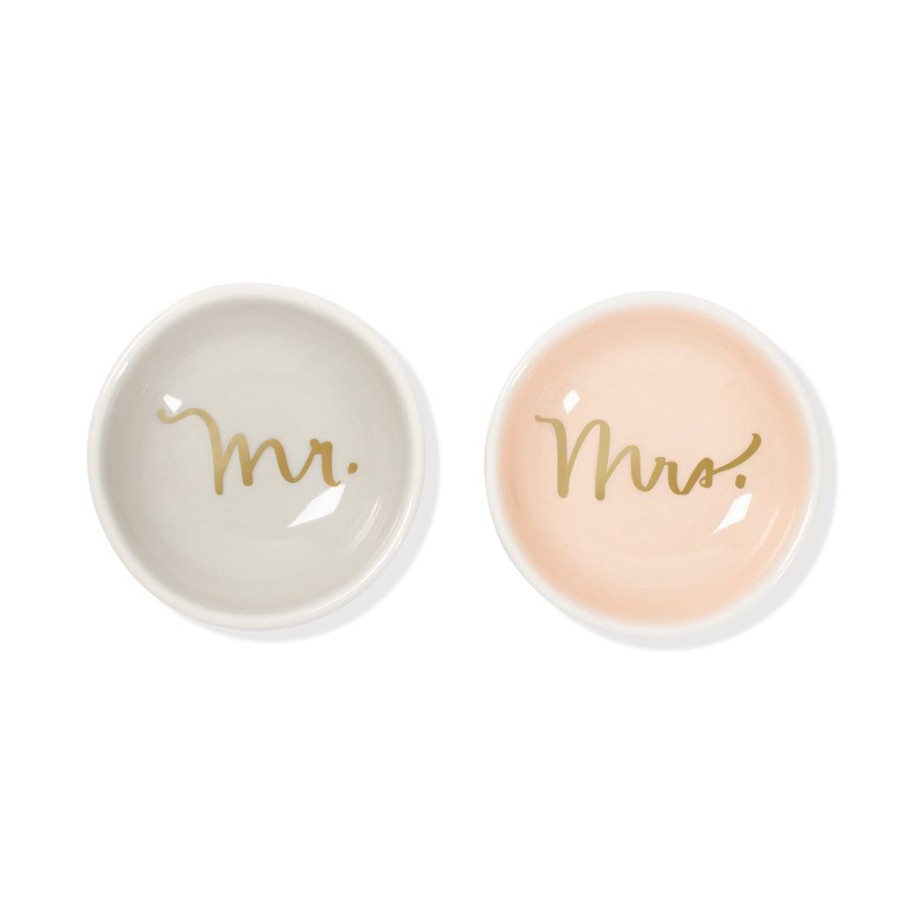 Products Fringe Studio | Mr & Mrs Round Tray Set