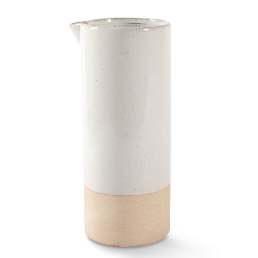 Products Fringe Studio | White Artisan Slender Vase