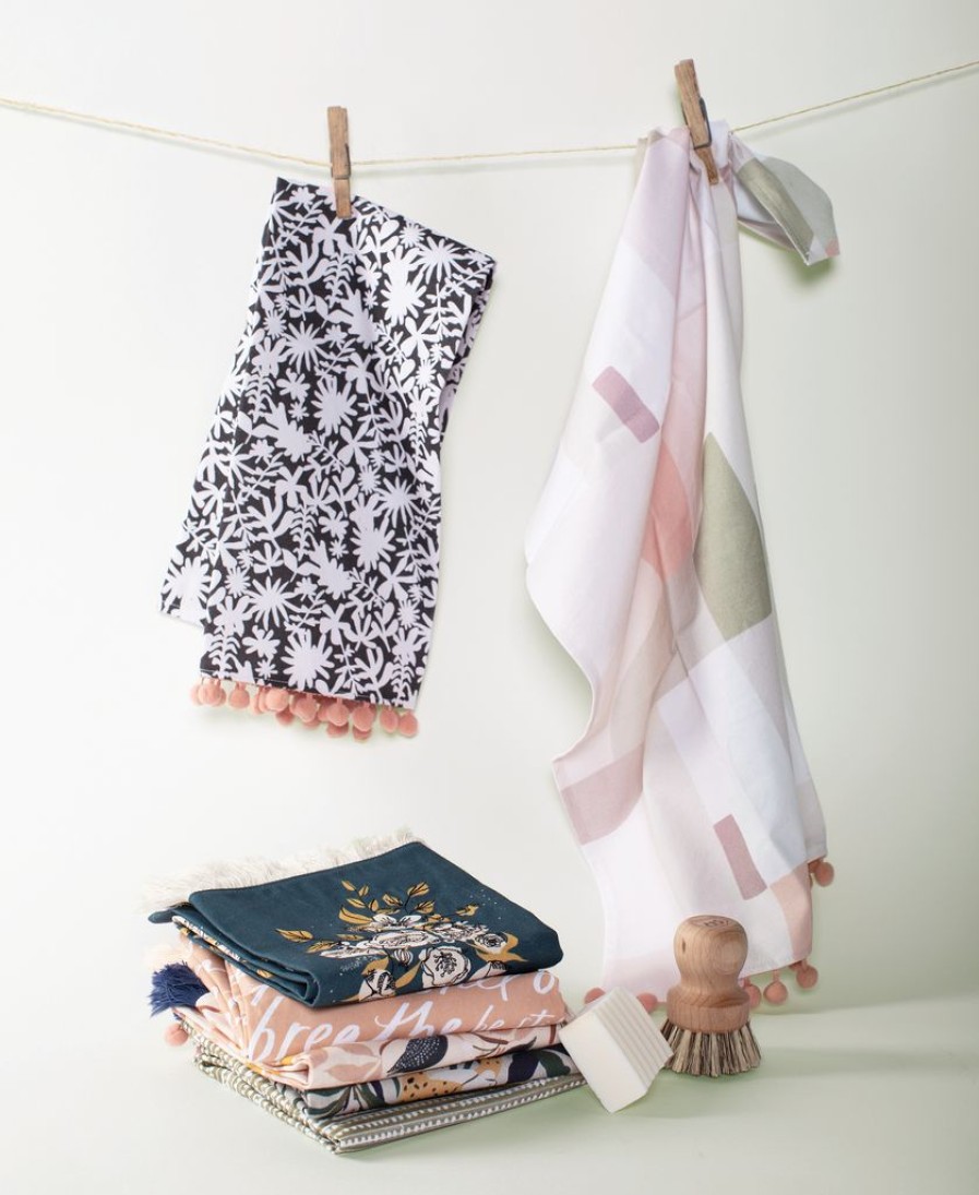 Products Fringe Studio | Messy Flower Tea Towel Set