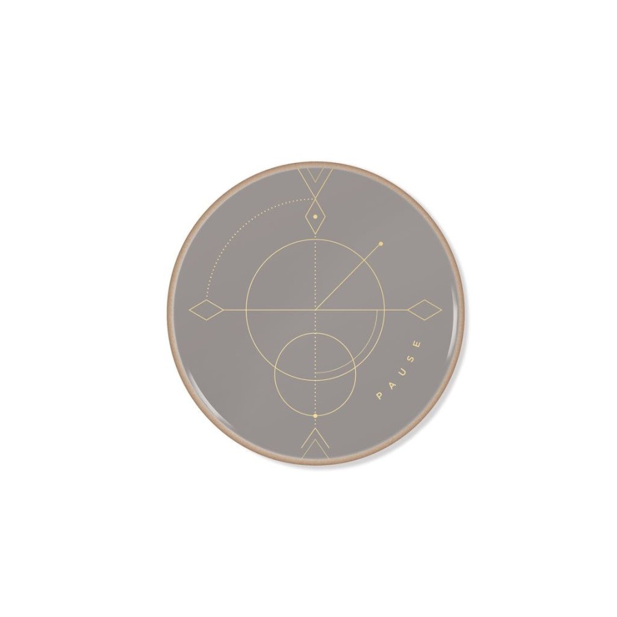 Products Fringe Studio | Abstract Compass Coaster