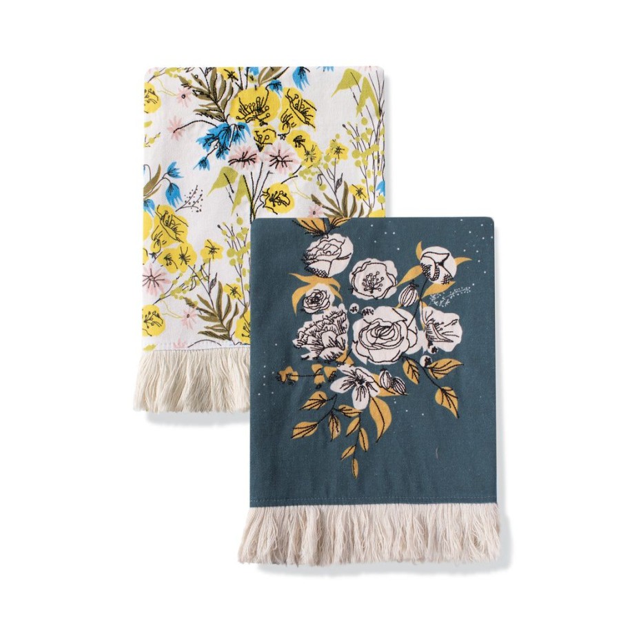 Products Fringe Studio | Dm Floral Tea Towel Set