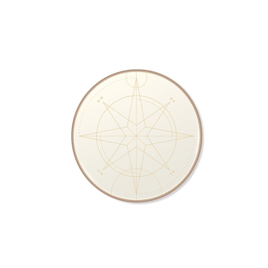 Products Fringe Studio | Jewel Compass Coaster