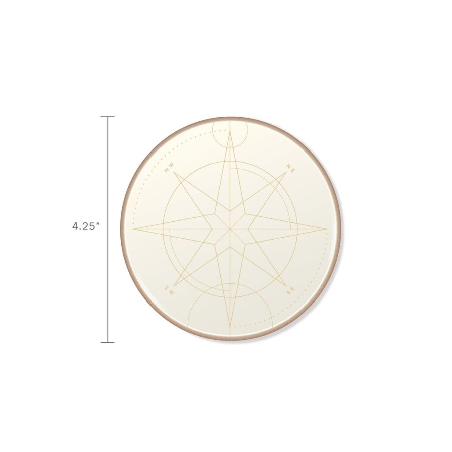 Products Fringe Studio | Jewel Compass Coaster