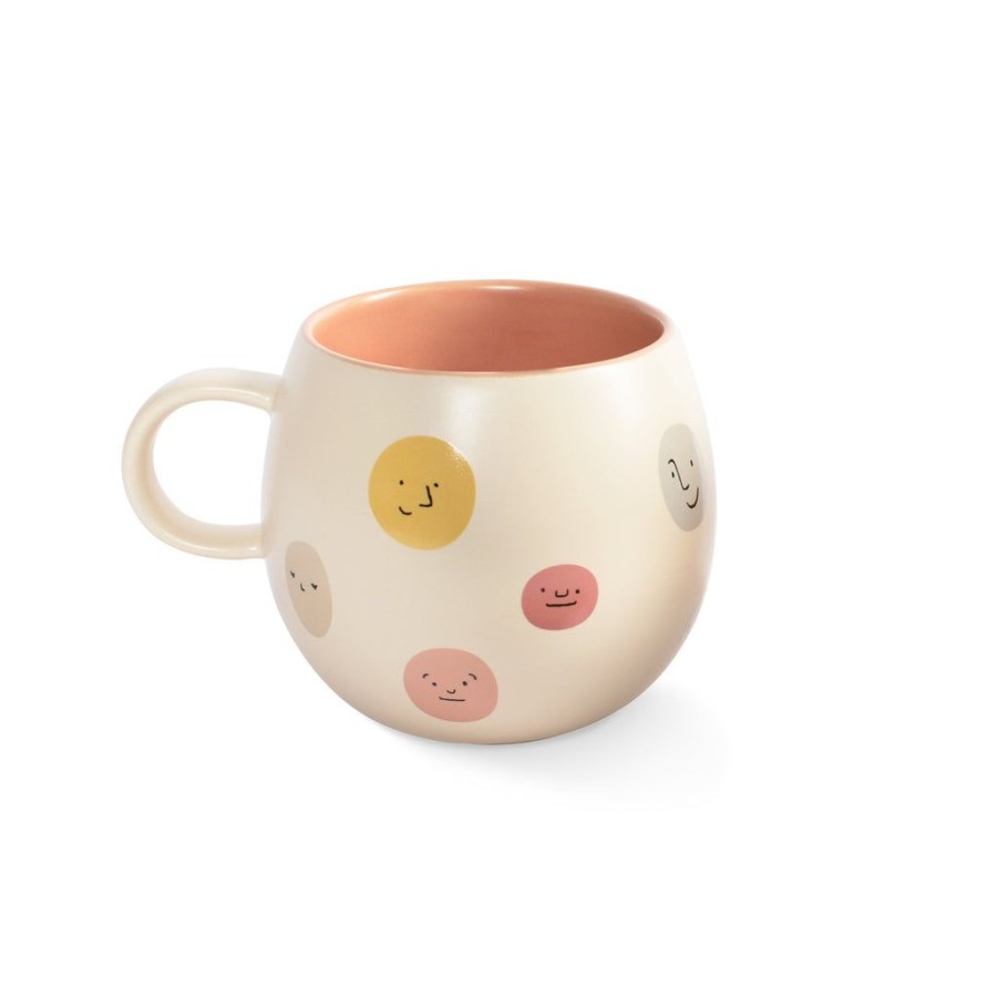 Products Fringe Studio | Funny Faces Round Mug