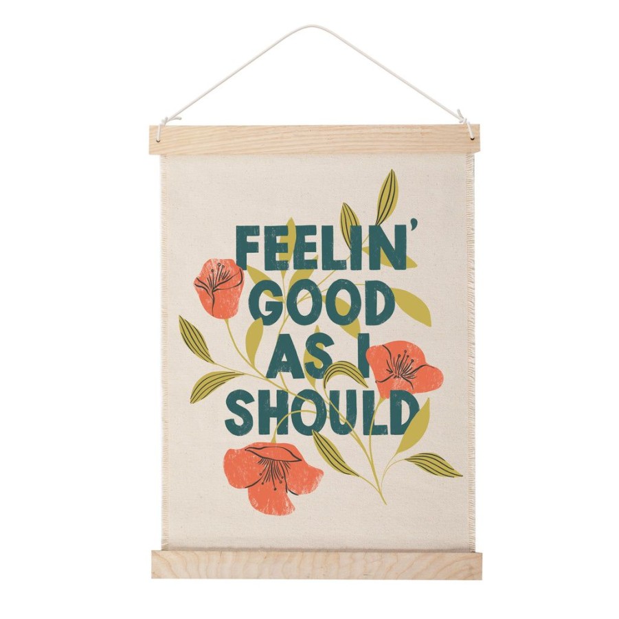 Products Fringe Studio | Feelin' Good Canvas Wall Hanging