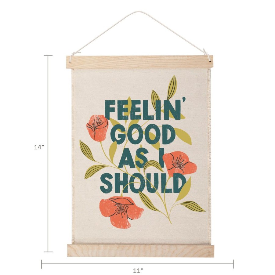 Products Fringe Studio | Feelin' Good Canvas Wall Hanging