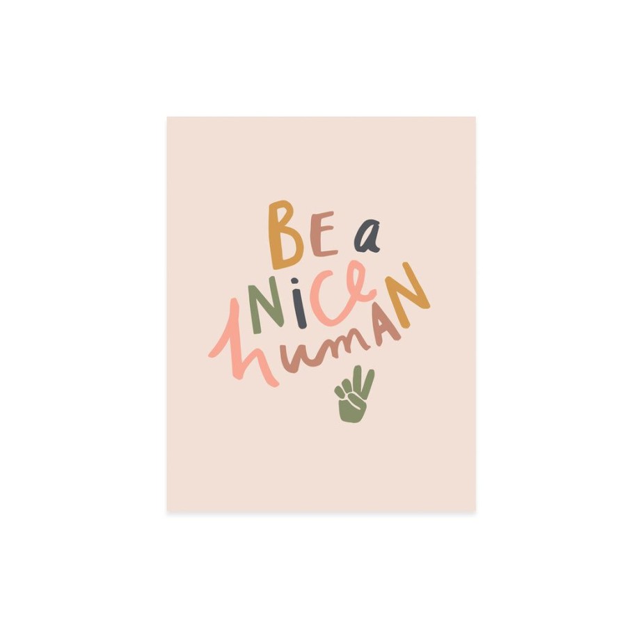 Products Fringe Studio | Nice Human Art Print