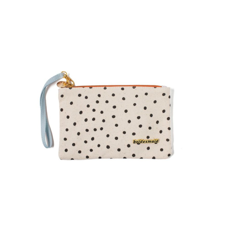 Products Fringe Studio | Esp Dots Wristlet Pouch