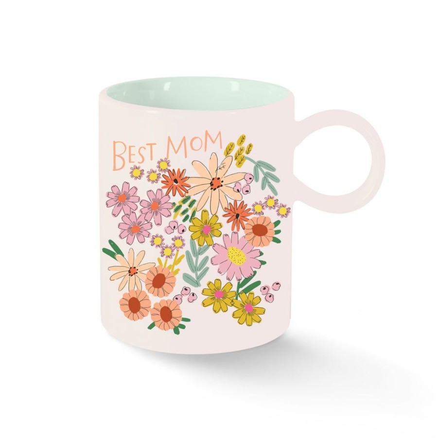 Products Fringe Studio | Best Mom Floral Mug