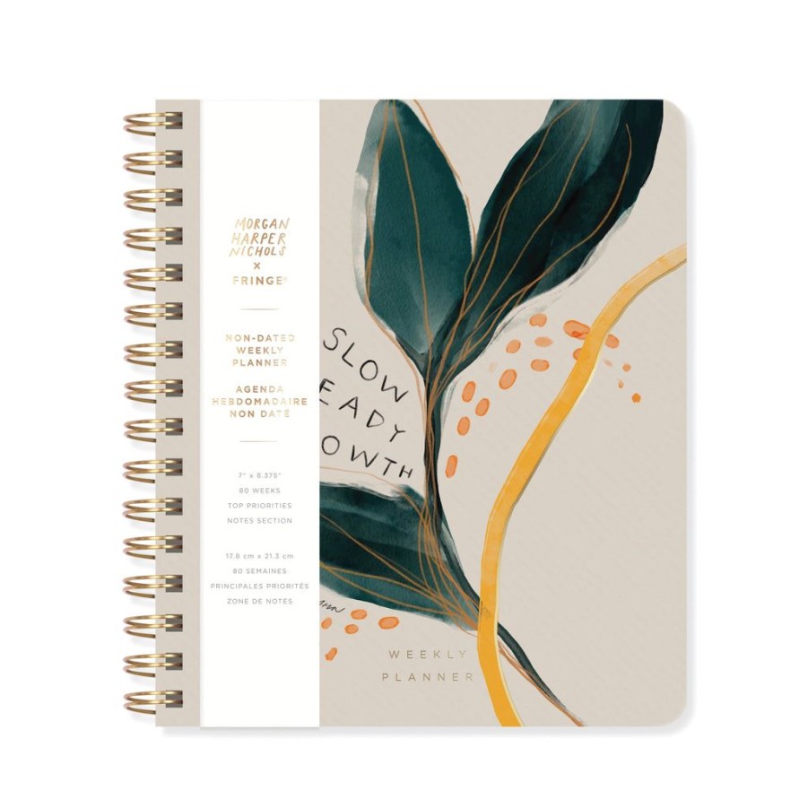 Products Fringe Studio | Mhn Slow Steady Growth Non-Dated Planner