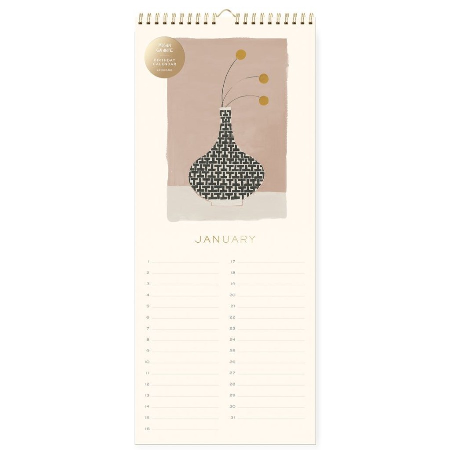 Products Fringe Studio | Mg Still Life Birthday Wall Calendar