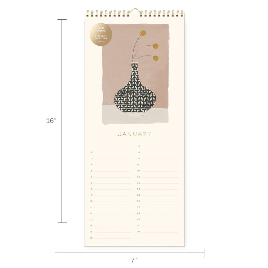 Products Fringe Studio | Mg Still Life Birthday Wall Calendar