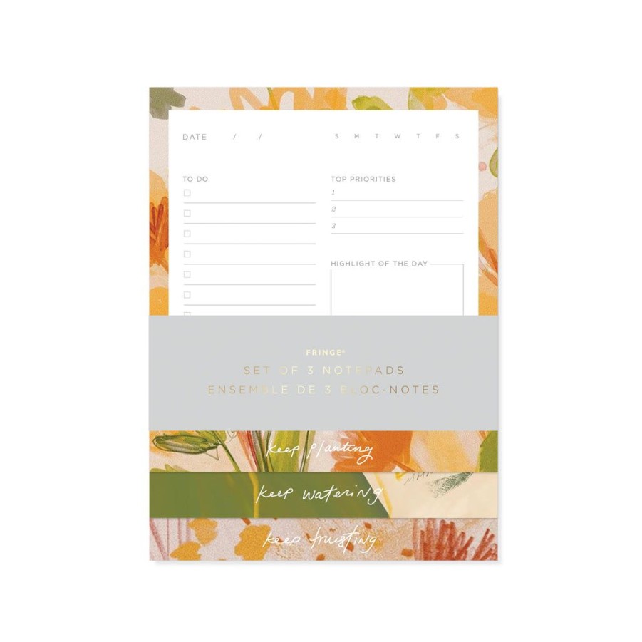 Products Fringe Studio | Mhn Floral Tiered Notepad Set