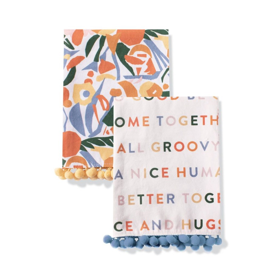 Products Fringe Studio | Groovy Tea Towel Set