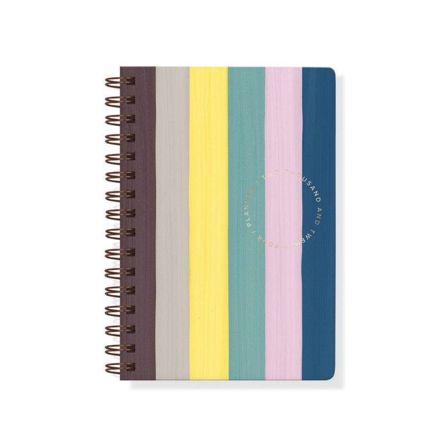 Products Fringe Studio | Esp Bold Stripe Spiral 17 Month Dated Planner