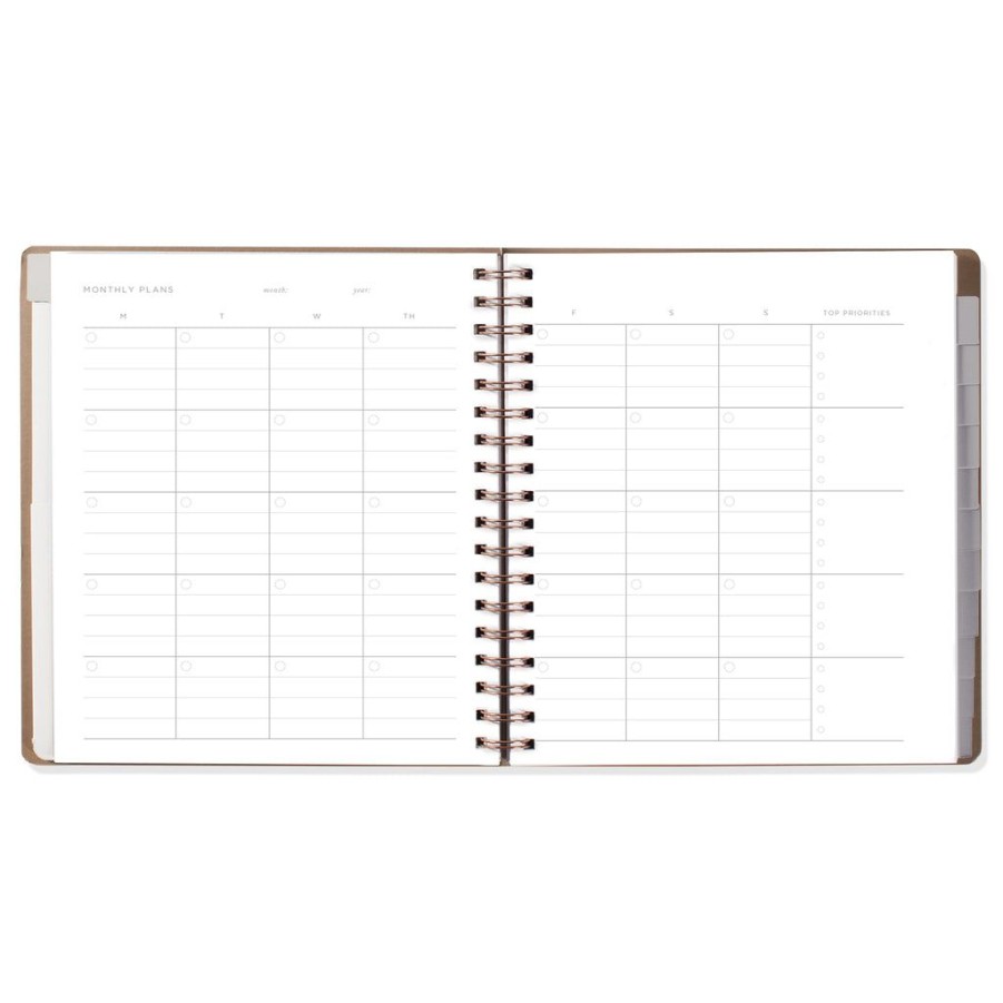 Products Fringe Studio | Mg Love Letters Non-Dated Monthly Planner