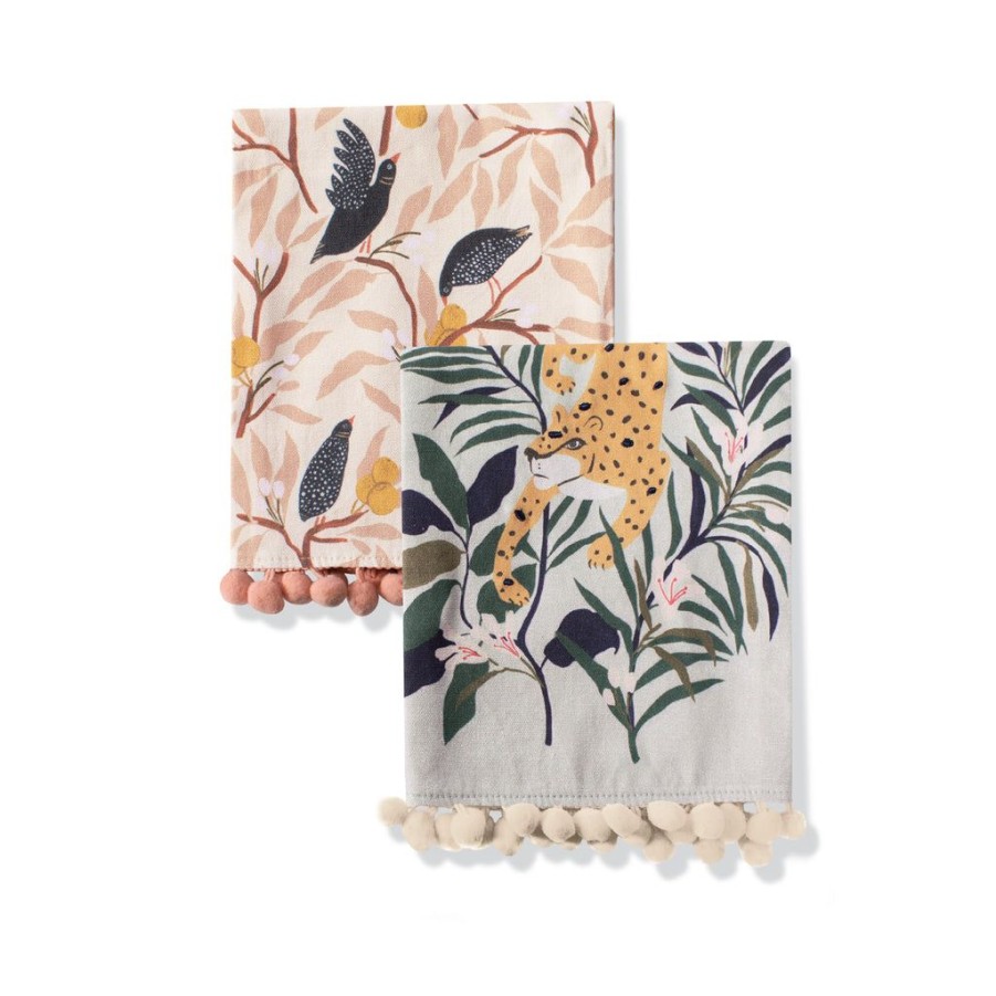 Products Fringe Studio | Mg Animals Tea Towel Set