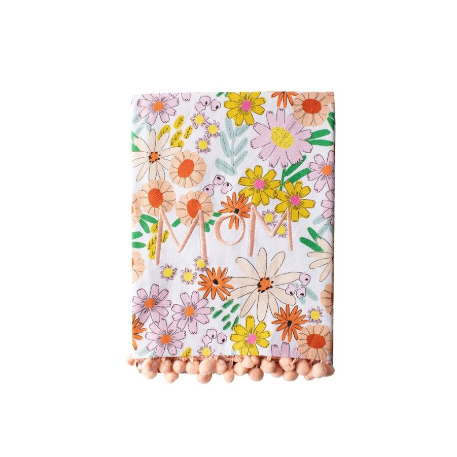 Products Fringe Studio | Best Mom Floral Tea Towel