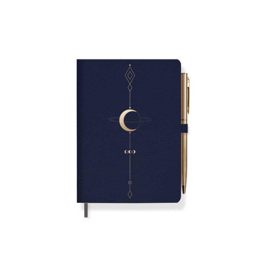 Products Fringe Studio | Moon Tattoo Journal With Slim Pen