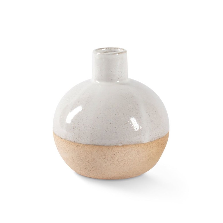 Products Fringe Studio | White Artisan Bud Vase