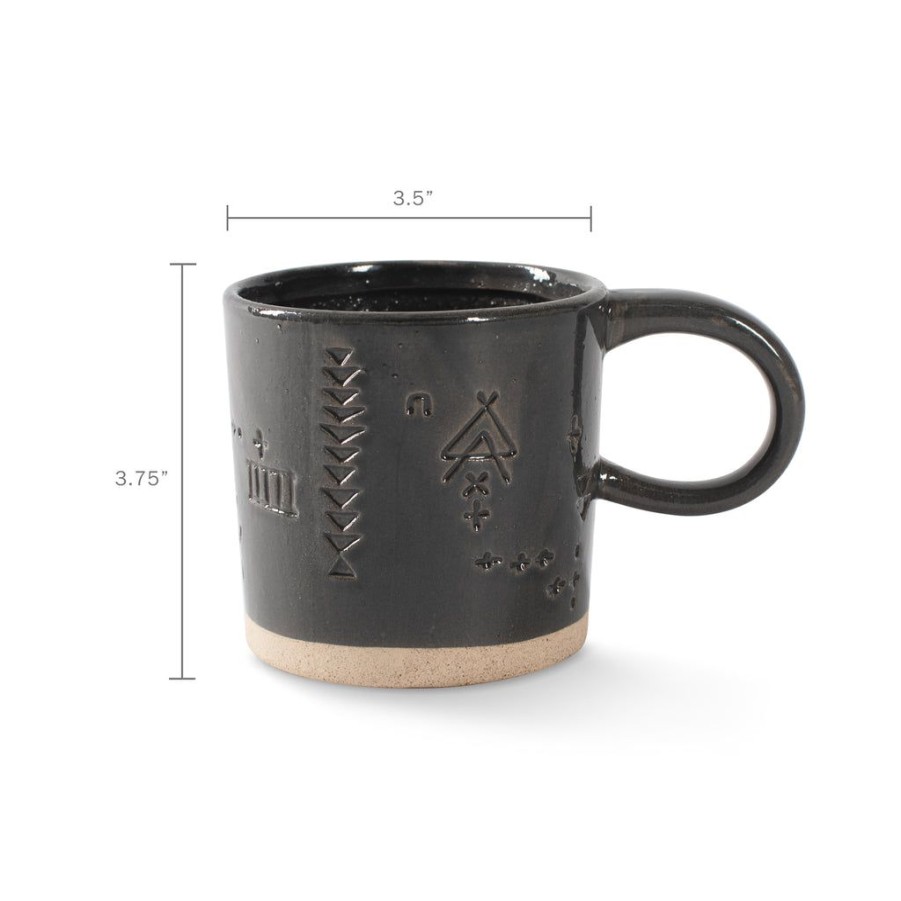 Products Fringe Studio | Marks Charcoal Artisan Mug