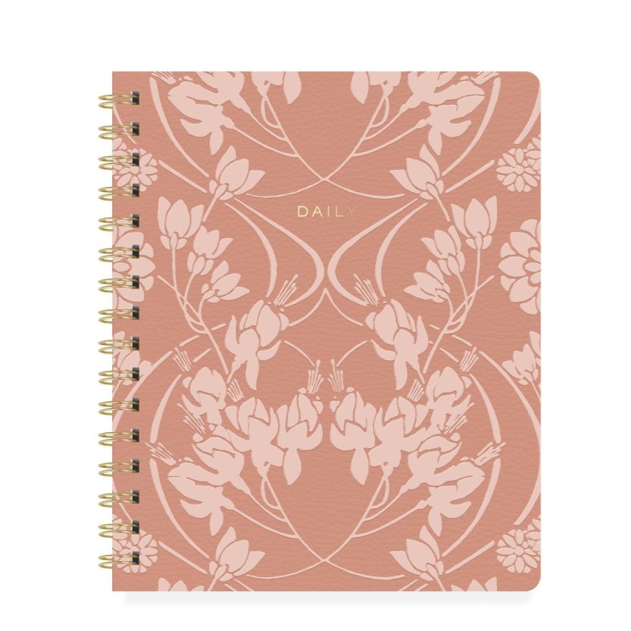 Products Fringe Studio | Nouveau Blossom Apricot Non-Dated Daily Planner