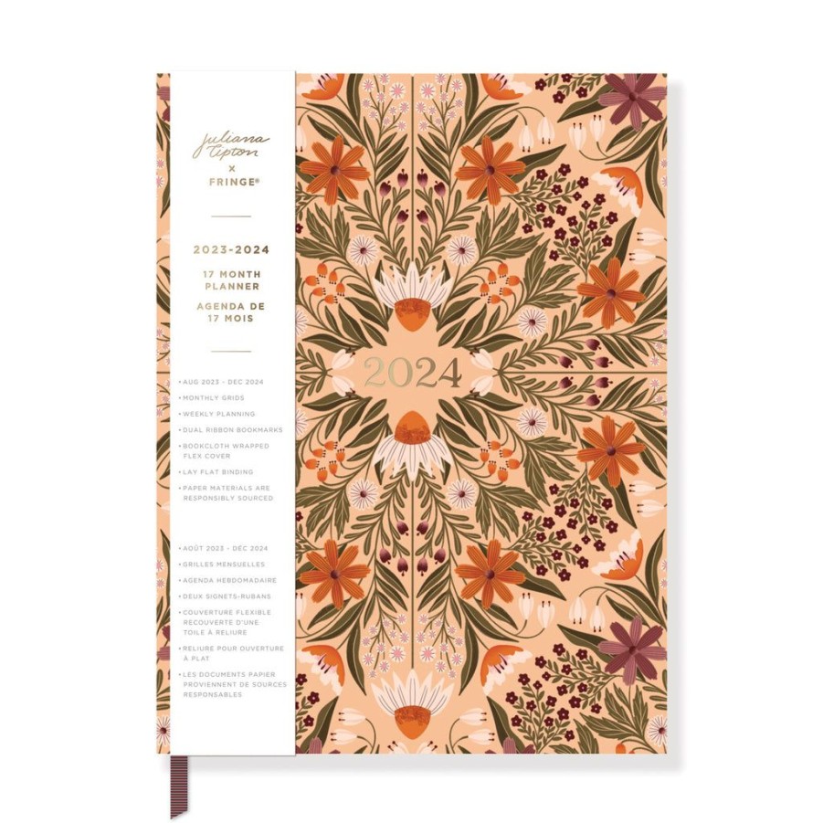 Products Fringe Studio | Jt Meadow Flower Flex Cover 17 Month Planner