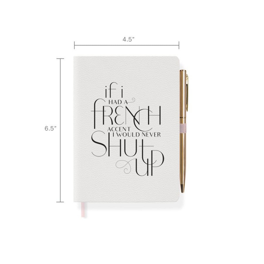 Products Fringe Studio | French Accent Journal With Slim Pen