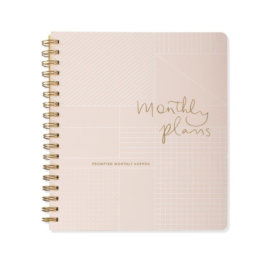 Products Fringe Studio | Monthly Grid Plans Non-Dated Monthly Planner