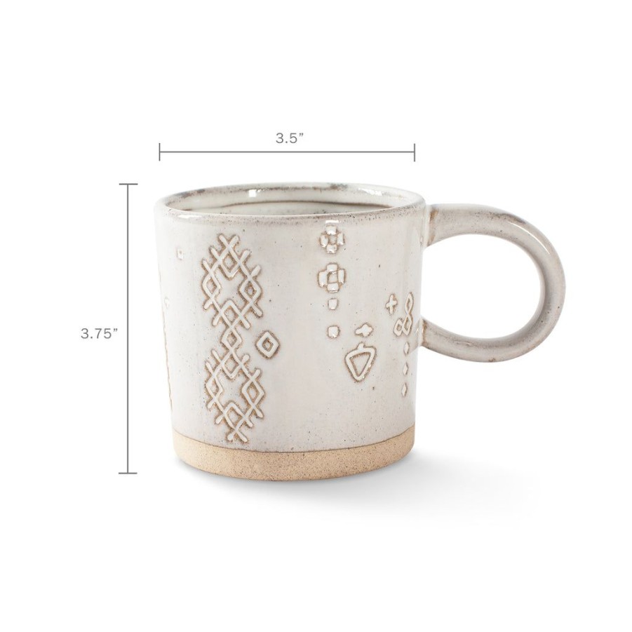 Products Fringe Studio | Marks White Artisan Mug