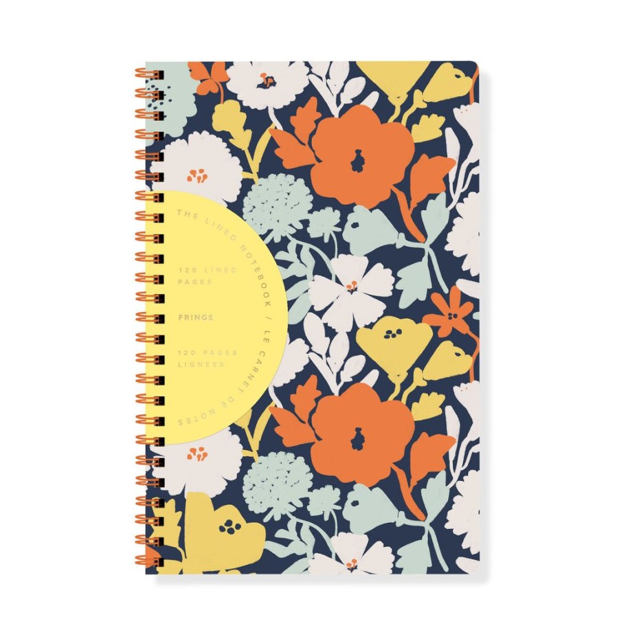 Products Fringe Studio | Esp Cloud Flower Slim Paperback Spiral Journal