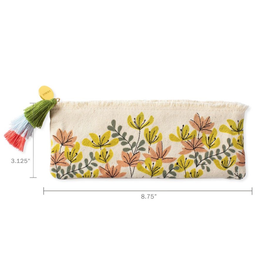 Products Fringe Studio | Dm Spring Floral Pencil Pouch